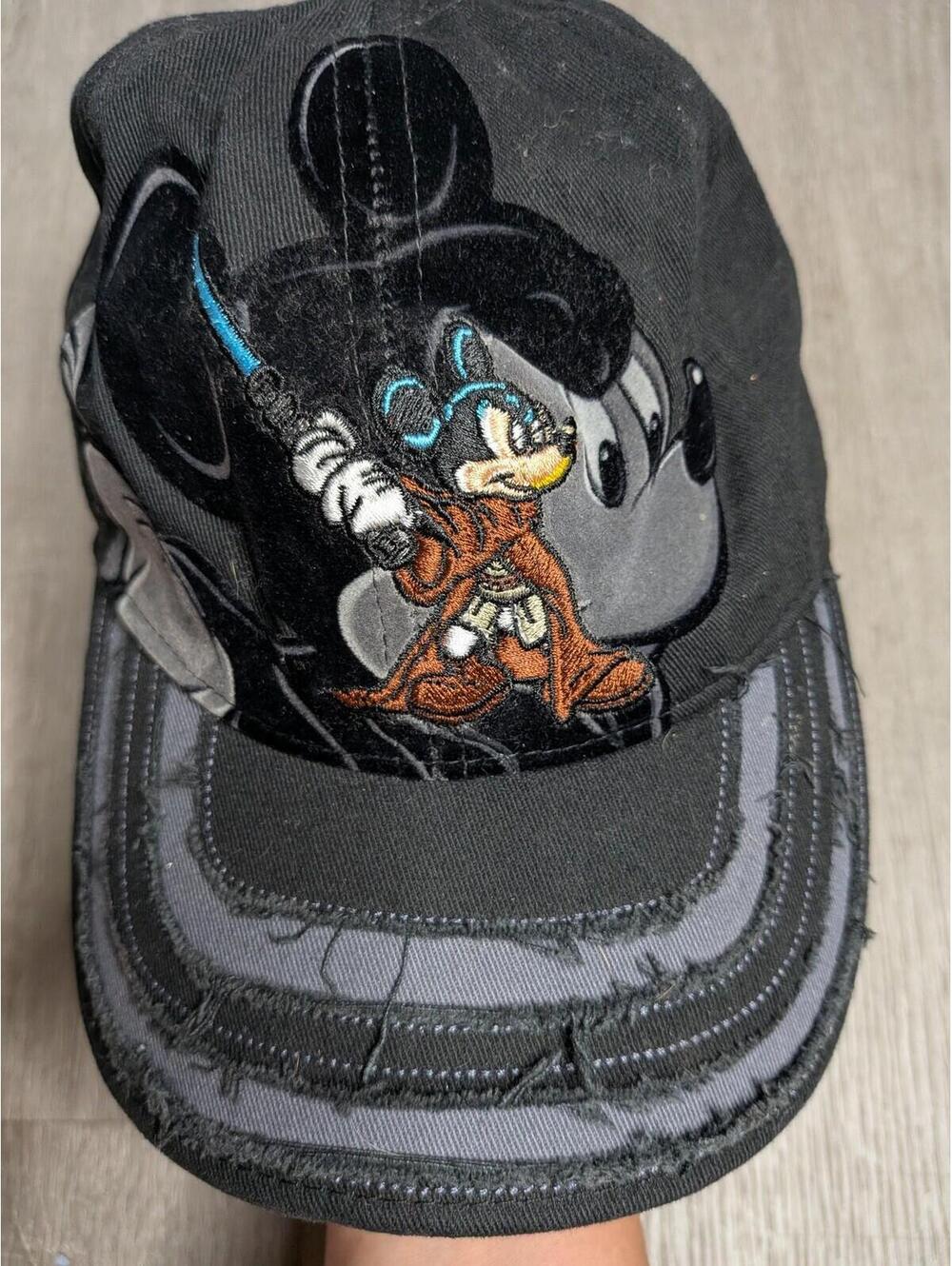 Lucasfilm Star Wars Mickey Mouse Hat Cap Strap Back Boys Adjustable Black Youth - Picture 5 of 5